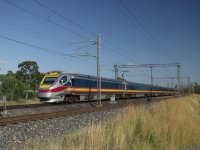 High speed electric tilt train, Queensland, Australia.