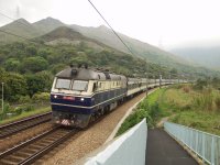 Northbound DF11 approaching Fanling.