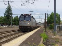 Amtrak #93 from Boston runs through.